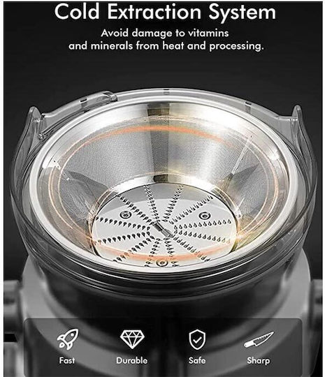 Royalty Line Αποχυμωτής 500W Inox Κόκκινος