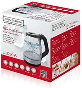 Royalty Line Kettle 1.7lt 2200W Blue