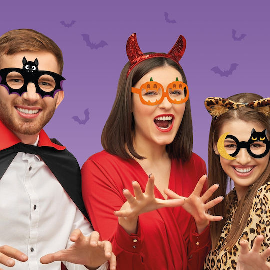 Karneval Brillen für Halloween 8Stück
