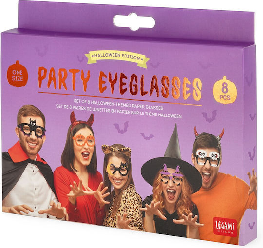Karneval Brillen für Halloween 8Stück