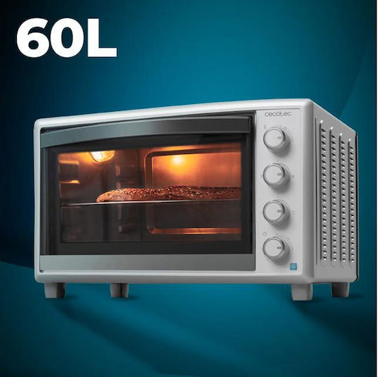 Cecotec Bake & Toast 6090 Gyro Electric Countertop Oven 60lt No Burners Hot Air White