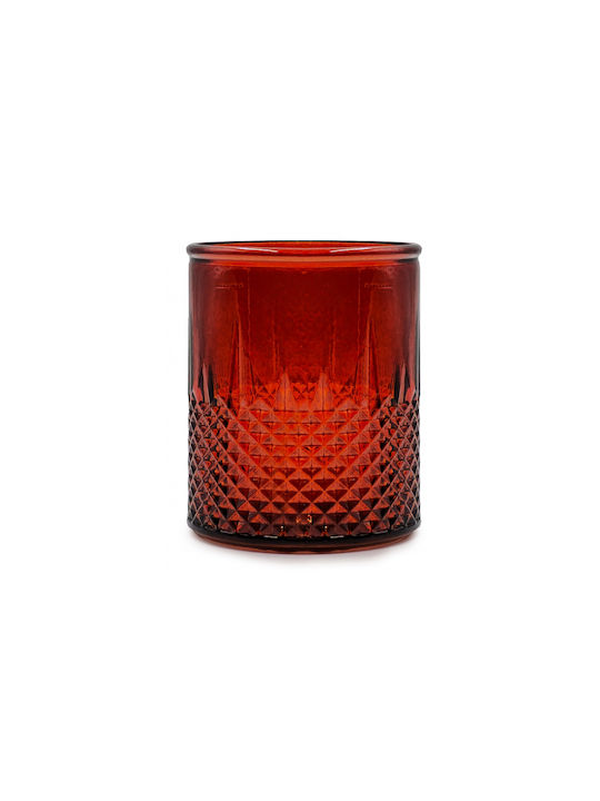 Glass Drops Glas Wasser aus Glas in Orange Farbe 400ml