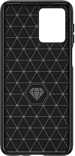 Techsuit Carbon Back Cover Σιλικόνης Μαύρο (Motorola Moto G54)