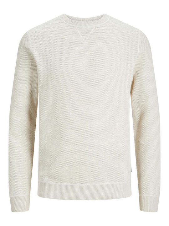 Jack & Jones Men's Long Sleeve Sweater Beige