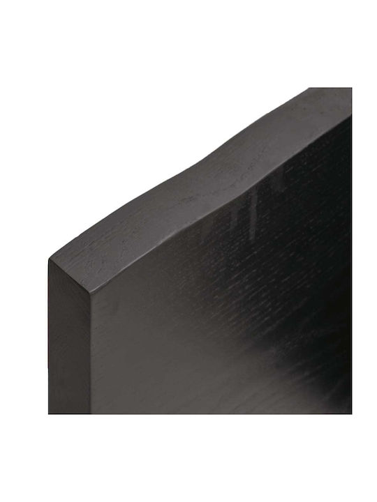 vidaXL Rectangular Table Surface made of Solid Wood Sk Grey 120x40x4cm 364022 1pcs