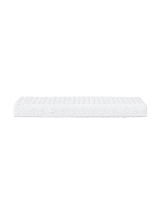 Canapea Pat Single din Lemn Masiv Galben cu Lamele pentru Saltea 80x200cm