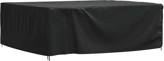 vidaXL Waterproof Dining Table Cover Black 250x210x90cm