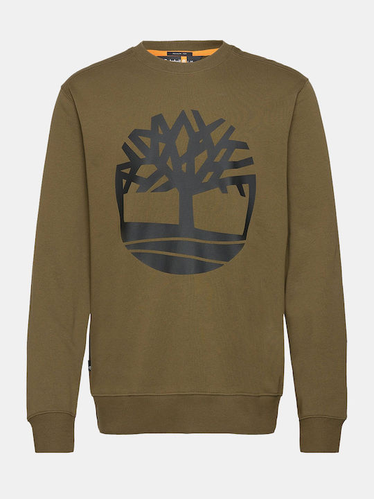 Timberland Core Logo Men's Sweatshirt Khaki