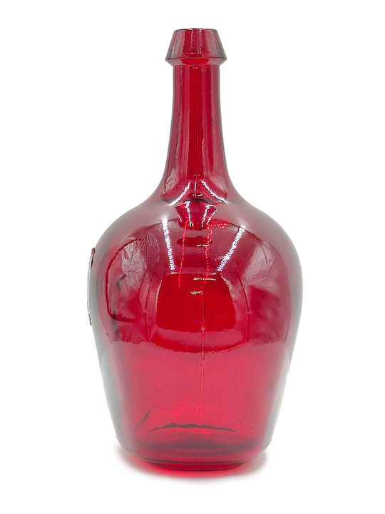 Glass Drops Γυάλινη Καράφα Σερβιρίσματος 26εκ. με Πώμα Κόκκινη 2200ml Glass Drops Γυάλινη Καράφα Σερβιρίσματος 26εκ. με Πώμα Κόκκινη 2200ml