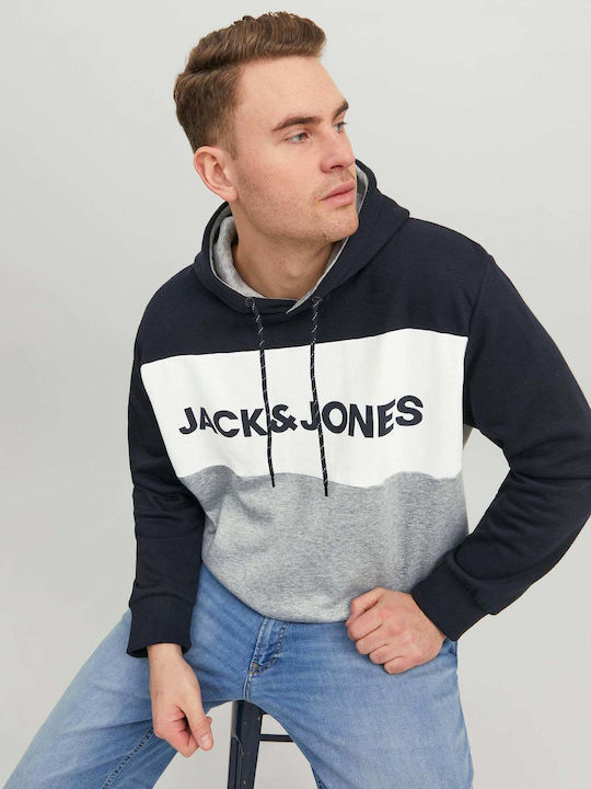 Jack & Jones Ανδρικό Φούτερ Μπλε