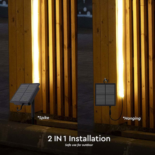 V-TAC Lampă Solară 1.2W 120lm Alb Natural 4000K cu Telecomandă IP67 18.5cmx20cmx5.5cmcm