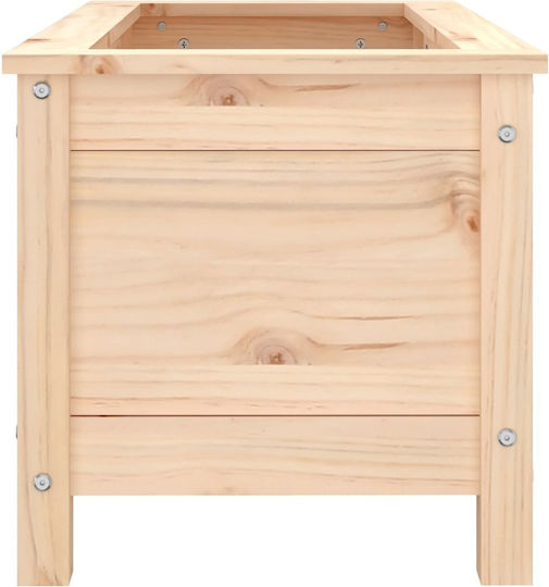 vidaXL Planter Box Lemn Maro 82.5x40x39cm.
