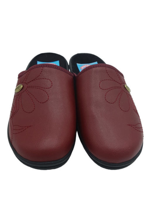 FAME Women's Slippers Burgundy