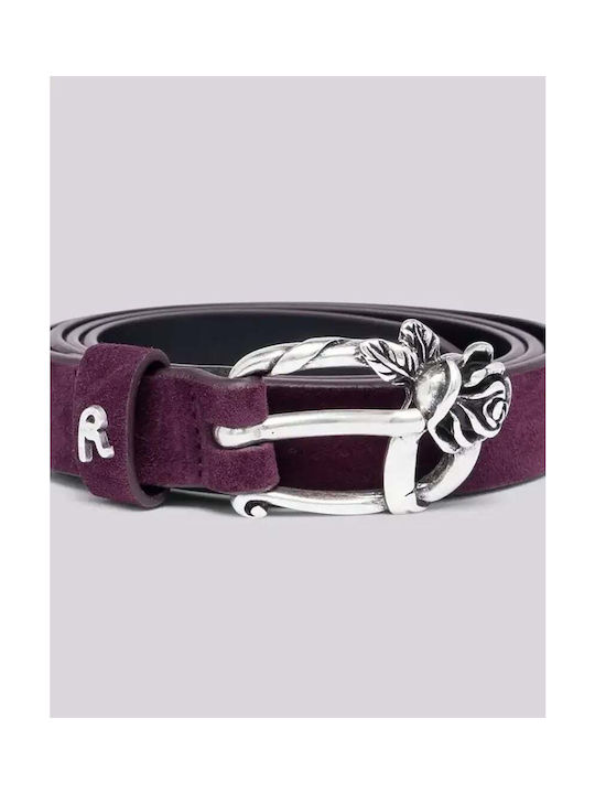 Replay Men's Belt Burgundy