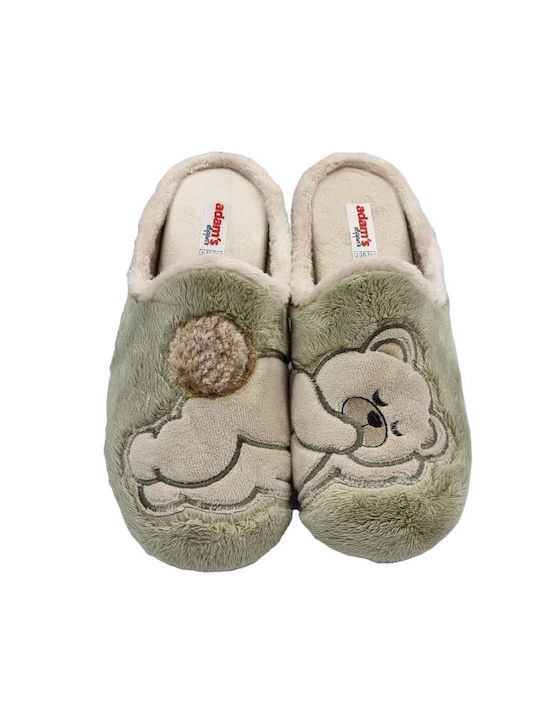 Adam's Shoes Women's Slippers Green