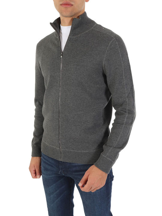 Hugo Boss Men's Knitted Cardigan Gray