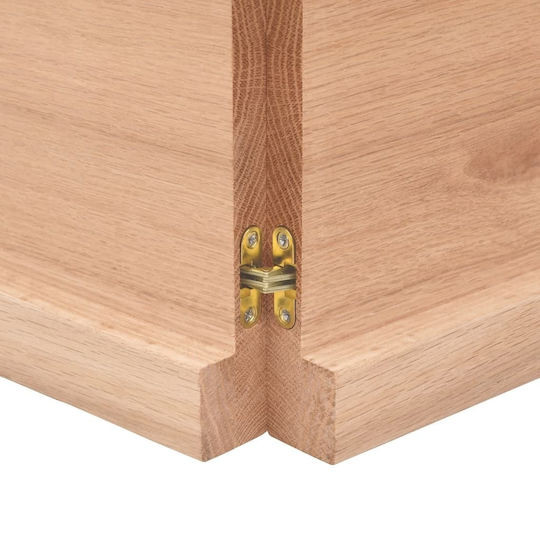 vidaXL Blat fără Lavoar L120xW60xH4cm Maro