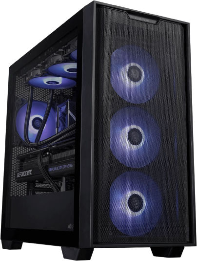 Vengeance Knight-M1 Asus Edition Gaming Desktop PC Ryzen 5 7600 32GB DDR5 1TB SSD GeForce RTX 4060 Kein Betriebssystem και Monitor Samsung Odyssey G5 LC34G55TWWPXEN