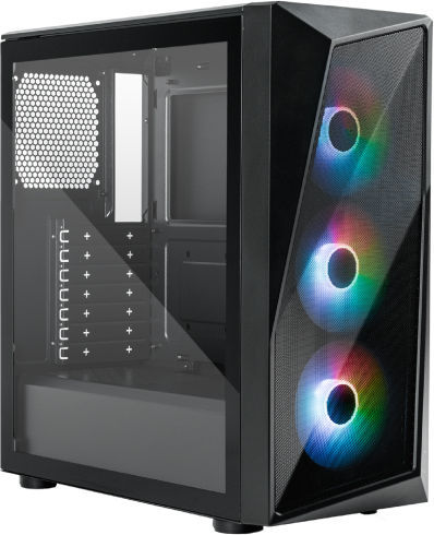 Vengeance Venom CoolerMaster Edition Gaming Desktop PC (Ryzen 5-5500/16GB DDR4/512GB SSD/Radeon RX 6600/No OS)
