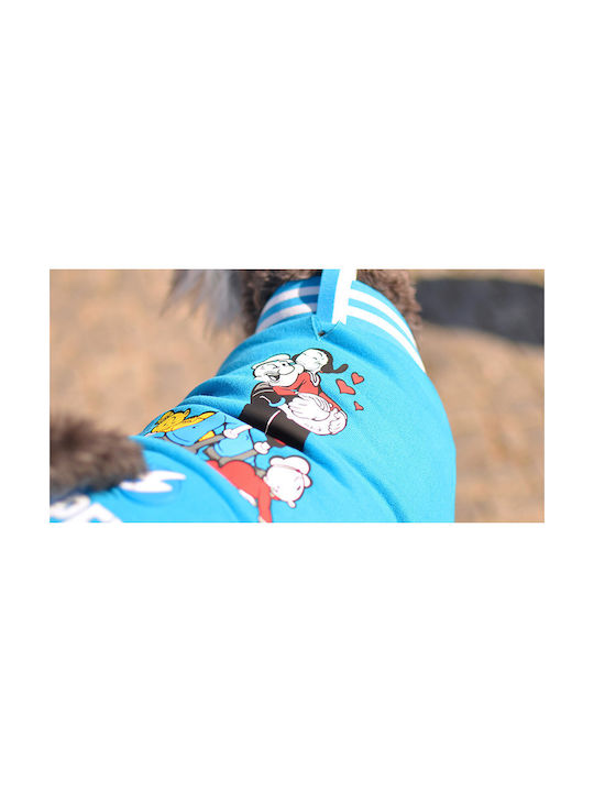 Dashi T-shirt Dog in Blue color 40x60x46cm.