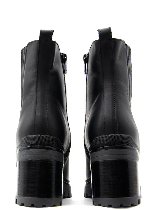 Leather Women's Chelsea Boots Black