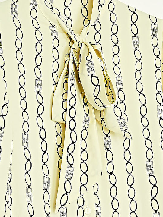Midi Hemdkleid Kleid Beige