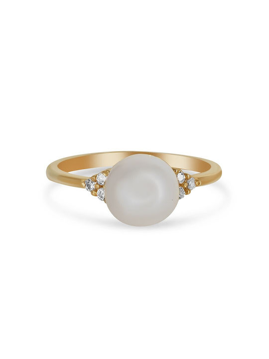 Vitopoulos Damen Ring mit Steinen aus Gold 14K