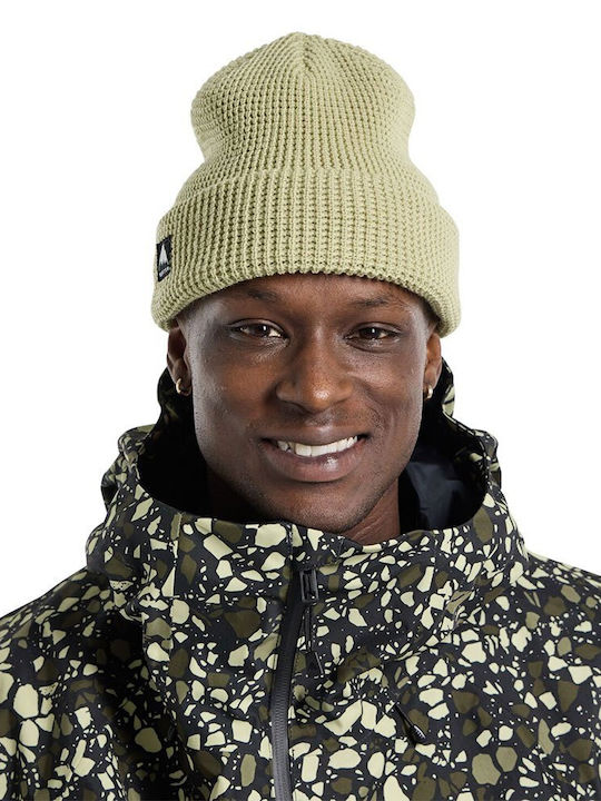 Beanie Unisex Σκούφος Πλεκτός σε Καφέ χρώμα