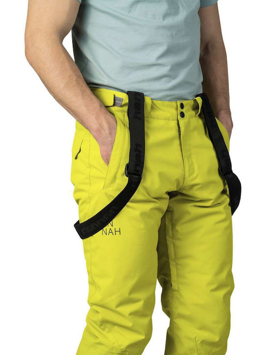 Hannah Slater 10036013HHX01 Men's Trousers for Ski & Snowboard Yellow