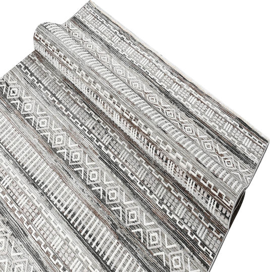 Polcarpet Havana Aztec 793 Summer with Fringes Grey White Polcarpet Havana Aztec 793 Summer with Fringes Grey White