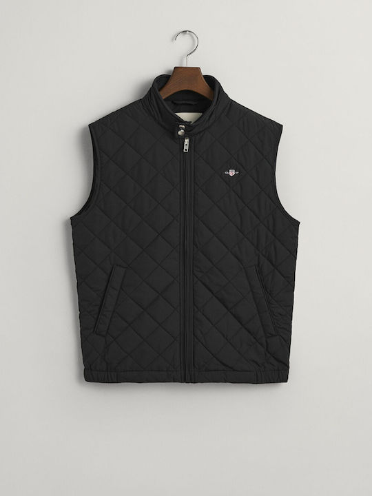 Sleeveless Jacket Waterproof Black