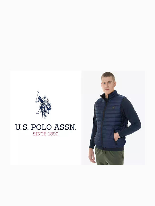 U.S. Polo Assn. Αμάνικο Ανδρικό Μπουφάν Χακί