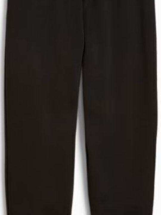 Power Logo Love Farbblock Damen Jogginghose Fleece Schwarz