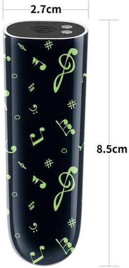 Lovetoy Mini Δονητής Bullet 8.5cm Μαύρος