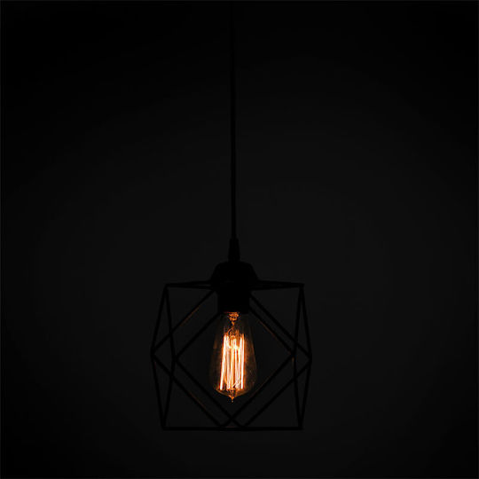 Pakketo Alama Pendant Light Black 20x20x30cm Pakketo Alama Pendant Light Black 20x20x30cm