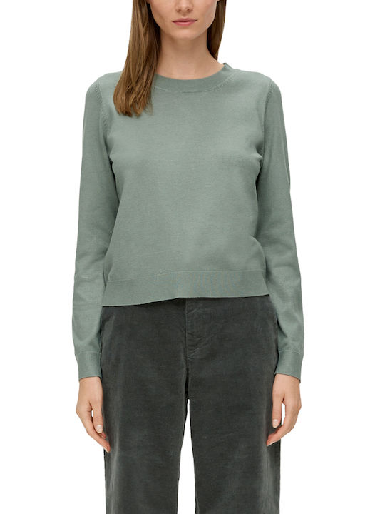 S.Oliver Women's Long Sleeve Sweater Green