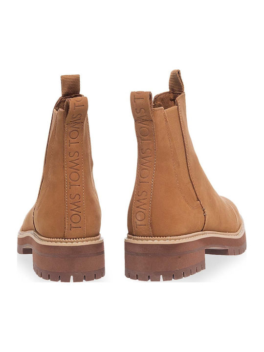 Dakota Leather Women's Ankle Boots Tabac Brown