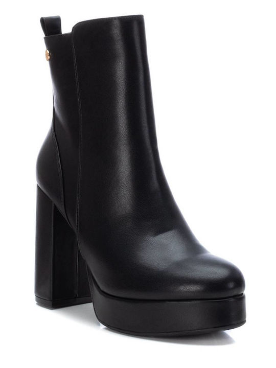 Xti Women's Ankle Boots with High Heel Black