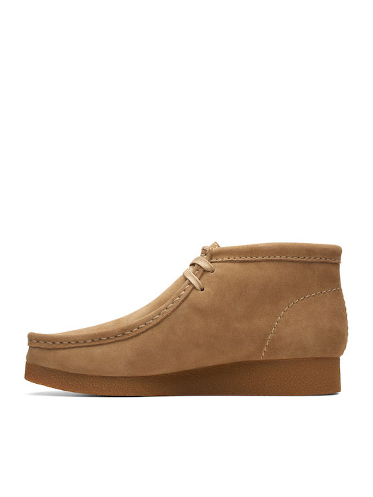 Dark Suede Women's Chelsea Boots Beige