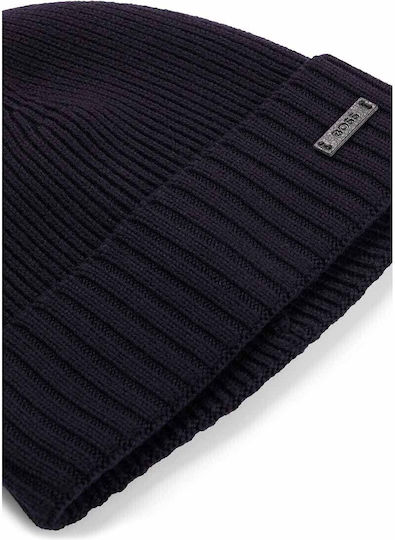 Fati Ribbed Beanie Cap Blue