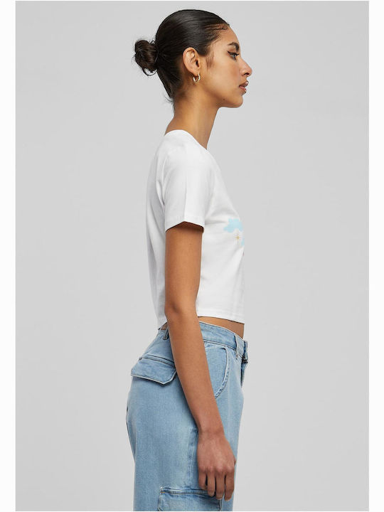 Bluze Damă Crop Alb