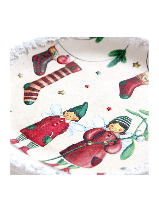 Craftmaker by Nicole Weihnachts- Platte Keramik Mehrfarbig 1Stück