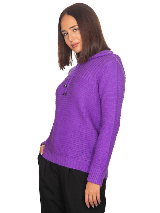 Vera Women's Blouse Long Sleeve Purple