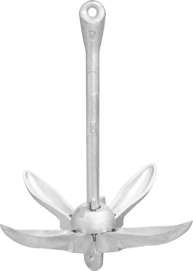 vidaXL Άγκυρα Σκάφους Grapnel-Anker Verzinkt 2.5kg