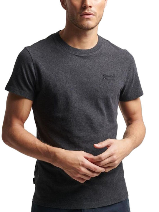 Superdry Vintage Herren T-Shirt Kurzarm Off-Black