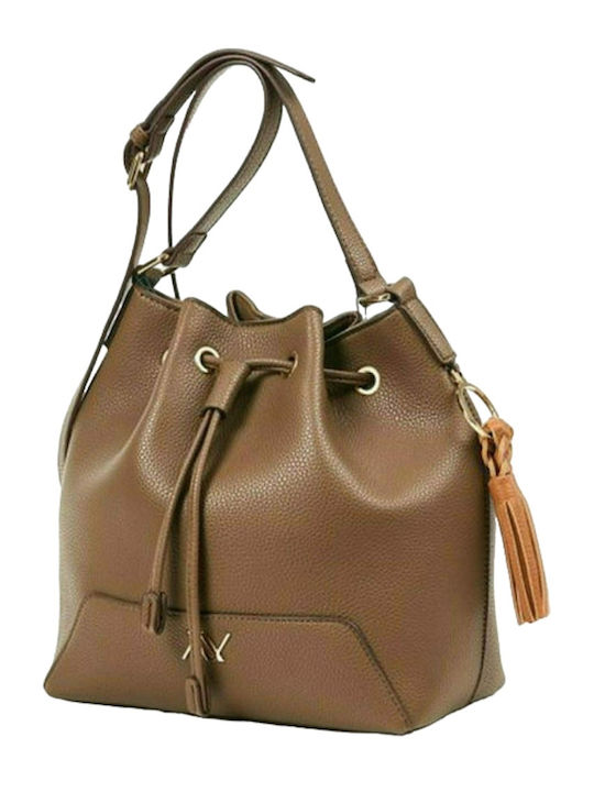 Verde Women's Pouch Shoulder Brown