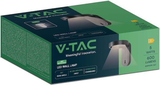V-TAC Spot Led Simplu În Culoare Neagră