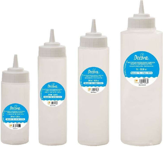 Decora Durchsichtige Flasche für Soße mit einer Kapazität von 350ml
