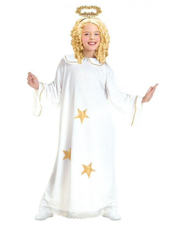 Widmann Kids Christmas Costume Angel White