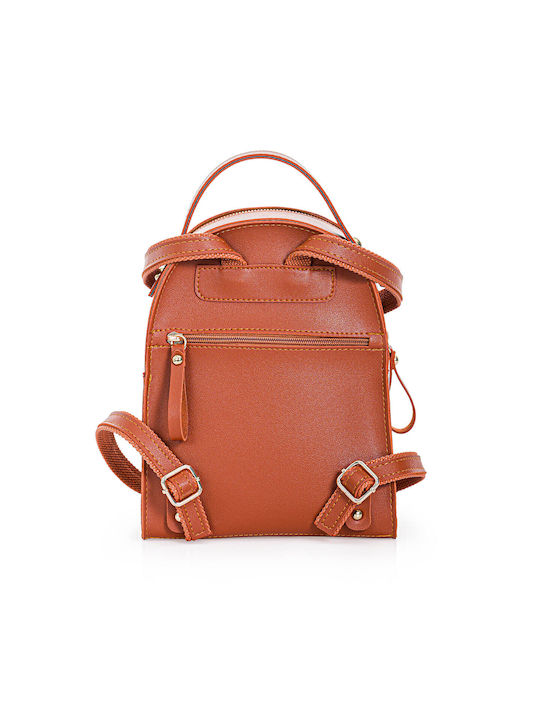 Pierro Accessories Damen Tasche Rucksack Tabac Braun